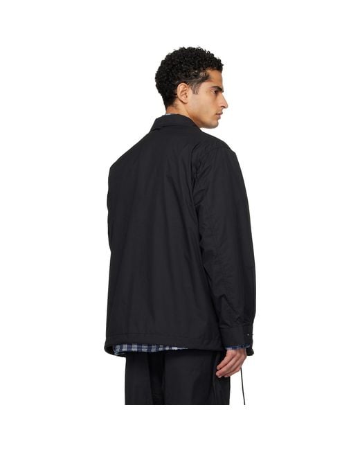 Nanamica Black Packable Field Jacket for men