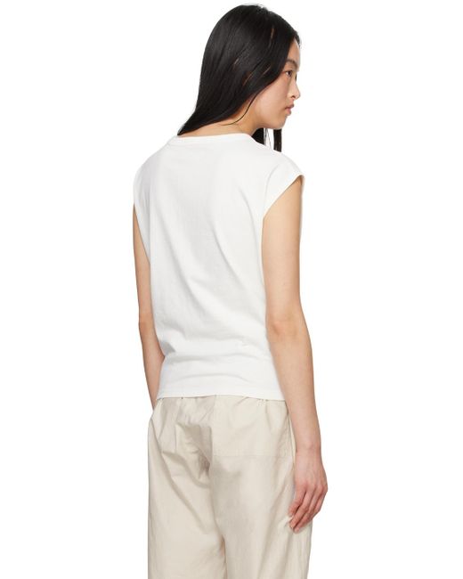 Lemaire Multicolor Off- Cap Sleeve T-Shirt