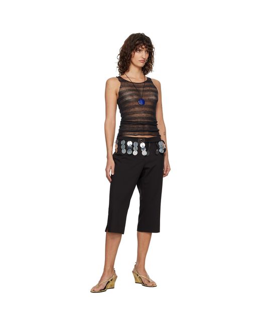 Paloma Wool Black Salin Trousers