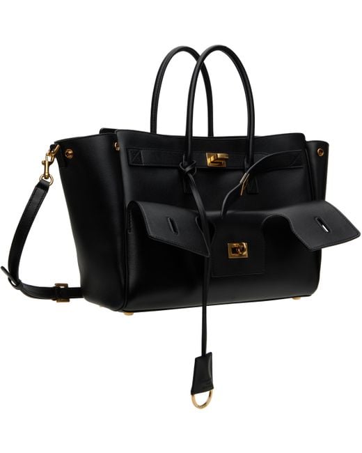 Balenciaga Black Bel Air Small Carry All Bag