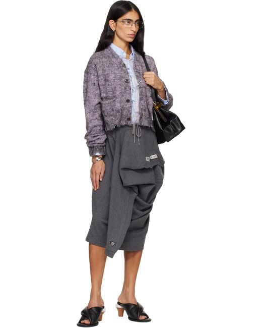 Maison Mihara Yasuhiro Black Soft Serve Heel Puffer Heeled Sandals