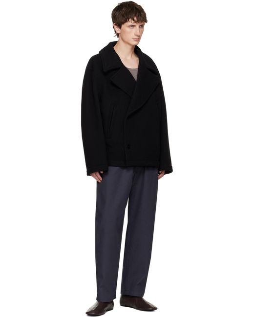 Lemaire Blue Carrot Pants for men