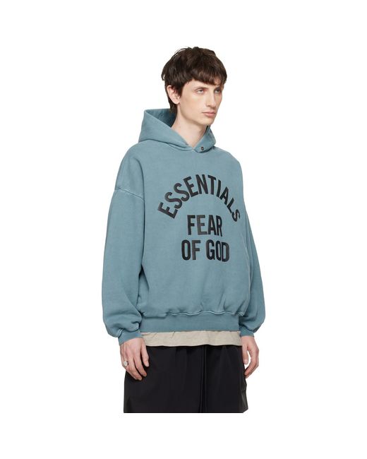 Fear Of God Blue Campus 90S Hoodie for men