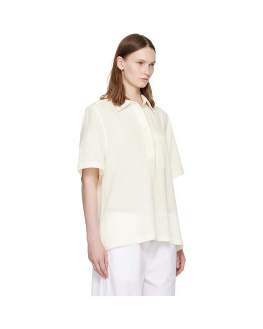 Totême White Off- Fluid Polo
