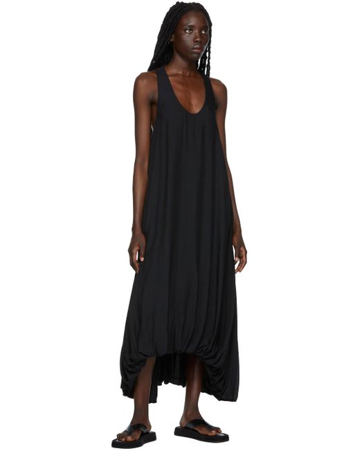 The Row Black Ssense Exclusive Copo Maxi Dress