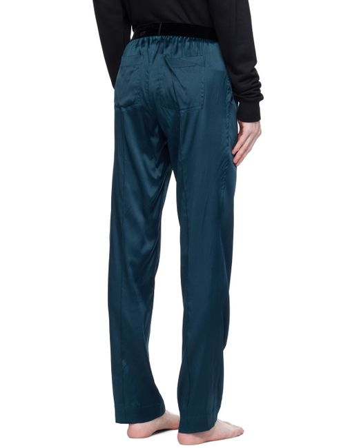 Tom Ford Blue Classic Pyjama Pants for men