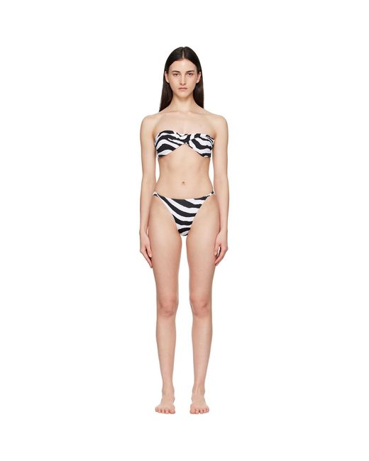 Balmain Multicolor Bandeau Bikini