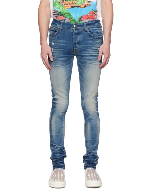 Amiri Blue Stack Jeans for men