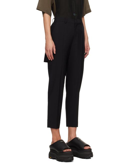 Undercover Black Layered Trousers