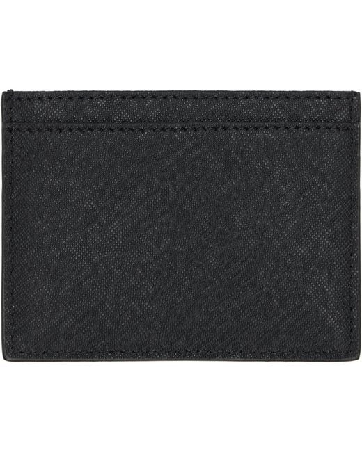 Vivienne Westwood Black Flat Card Holder for men