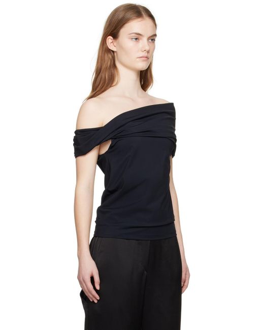 Rohe Black Off-The-Shoulder Camisole