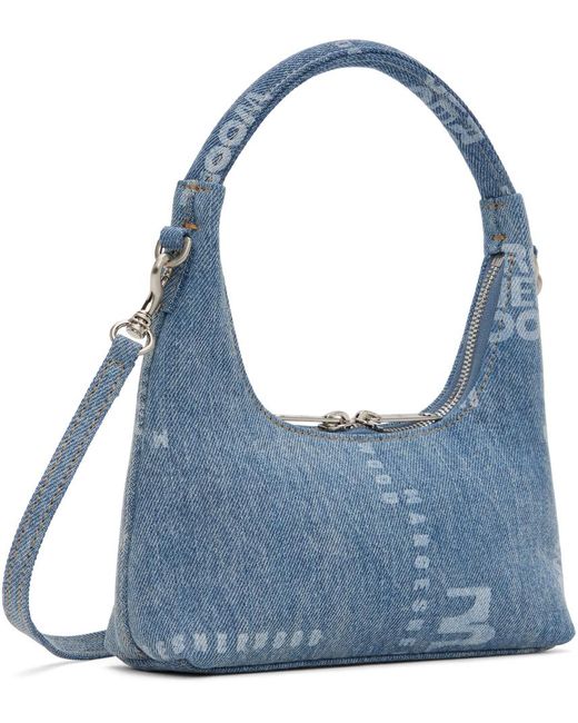 MARGE SHERWOOD Blue Mini Strap Bag