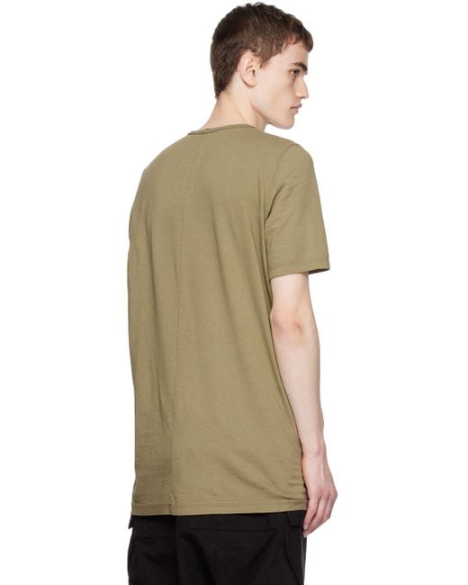 Rick Owens Multicolor Green Level T-shirt for men
