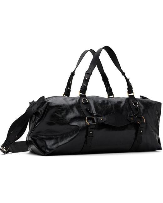Isabel Marant Black Tilpa Weekender Duffle Bag