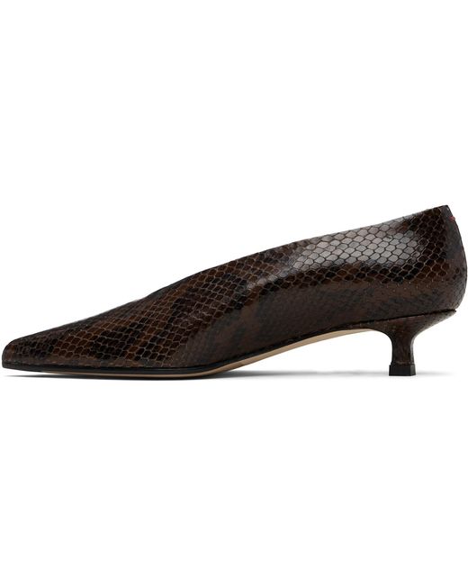 Aeyde Black Clara Pointed-Toe Heels
