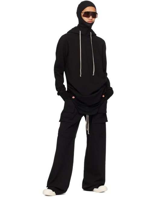Pantalon cargo ample creatch noir Rick Owens pour homme en coloris Black