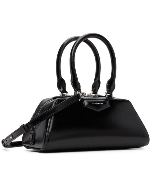 Givenchy ブラック ミニ Antigona East-West バッグ Black