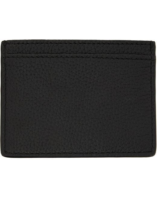 Vivienne Westwood Black Flat Card Holder for men
