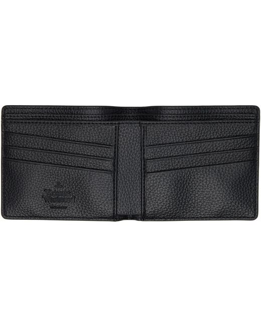 Vivienne Westwood Black Billfold Wallet for men