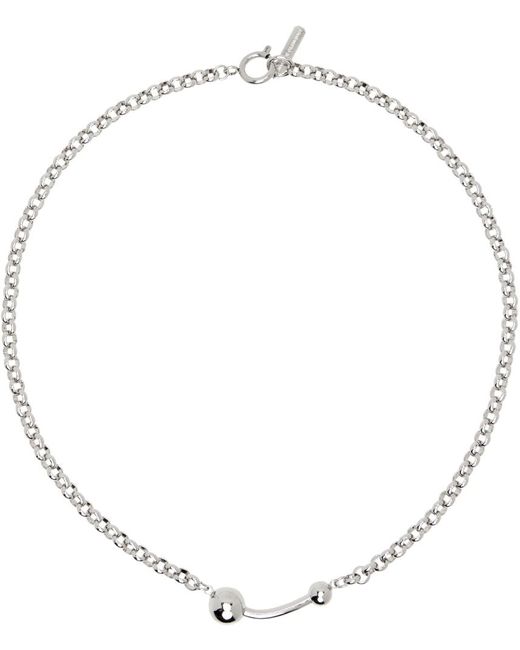 Mens palladium shop chain necklace