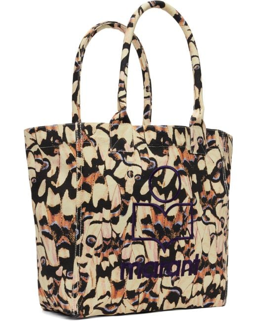 Isabel Marant ベージュ スモール Yenky トートバッグ Black