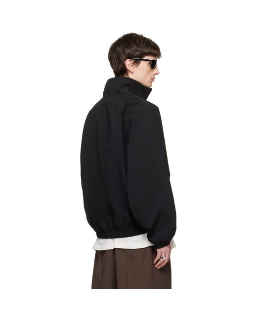 Fear Of God Black Active Trace Half Zip Track Jacket for men