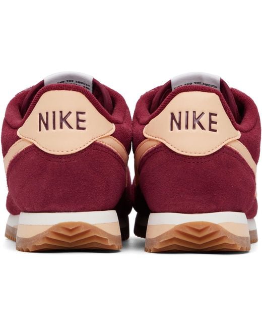Nike Red Burgundy Cortez Sneakers