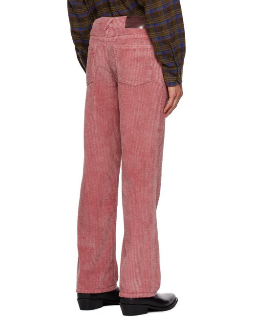 Our Legacy Red 70s Cut Trousers for men