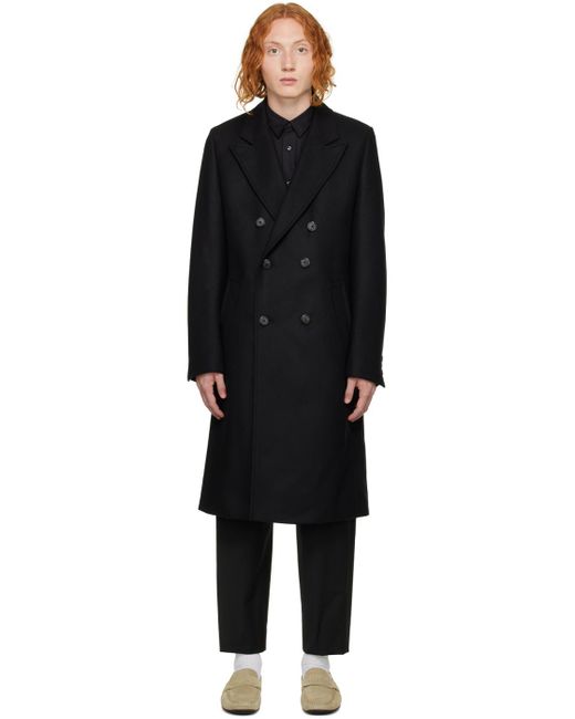 HUGO Black Miroy Coat for men