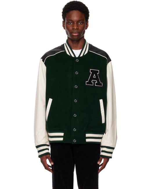 Axel Arigato Black Ivy Varsity Bomber Jacket for men