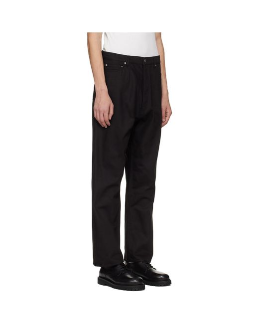 Studio Nicholson Black Marylebone Jeans for men