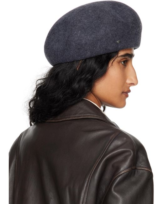 Weekend by Maxmara Black Pitti Beret