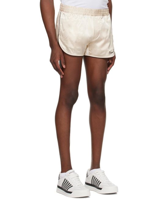 DSquared² Multicolor Beige Suite Shorts for men