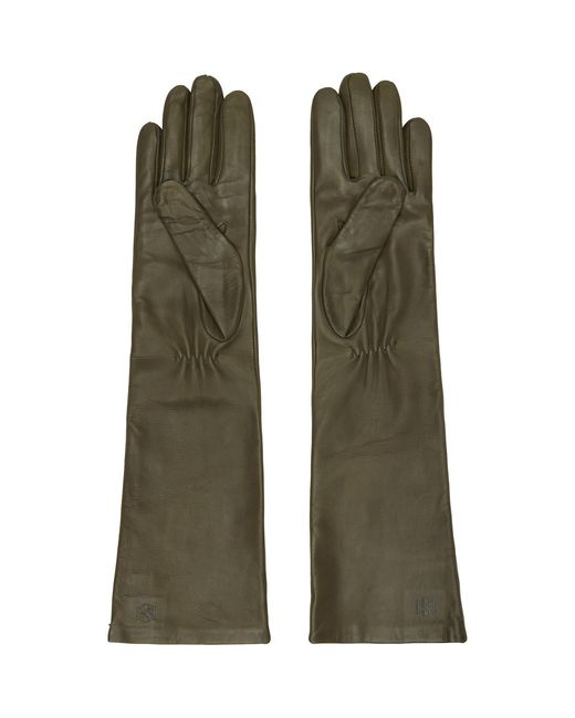 Handsome Stockholm Green Essentials Long Gloves