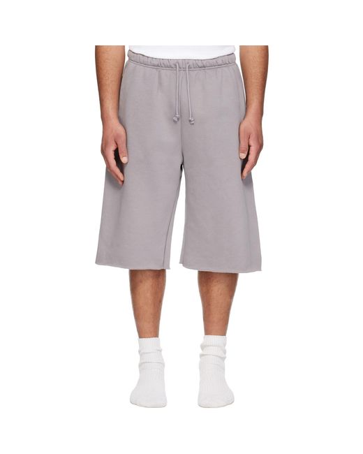 Skims Multicolor Fleece Lounge Relaxed Long Shorts for men