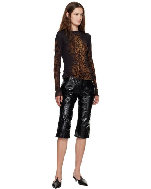 Jean Paul Gaultier Black 'The Wood' Top