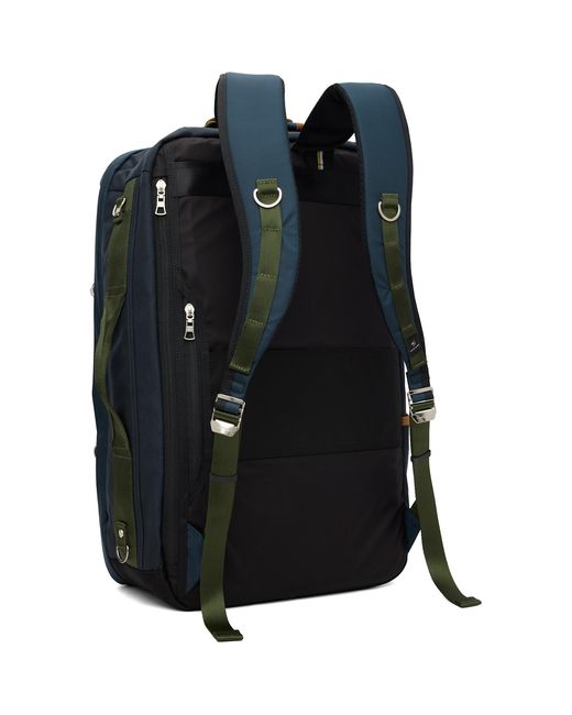Master Piece Blue Potential 3Way Backpack for men