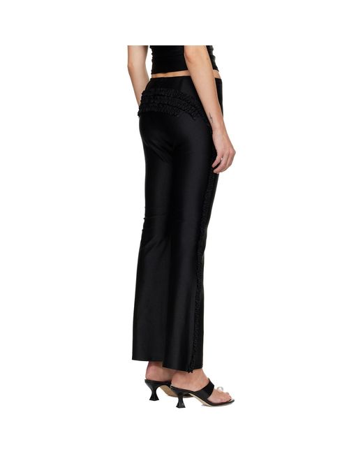 Sandy Liang Black Abbey Lounge Pants