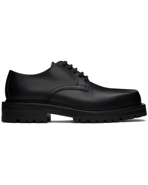 メンズ Dries Van Noten レザー ダービー Black