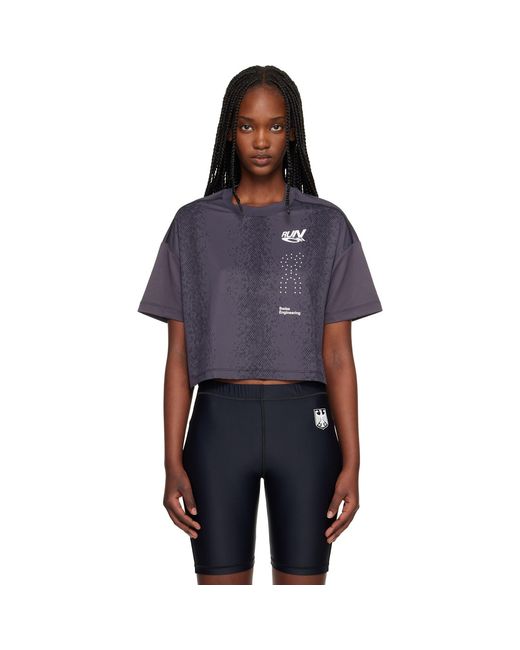 On Shoes Blue Performance Volt Running T-Shirt
