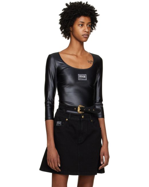 Versace Black Patch Bodysuit