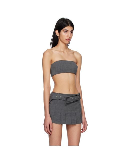 16Arlington Black Gray Tube Tank Top