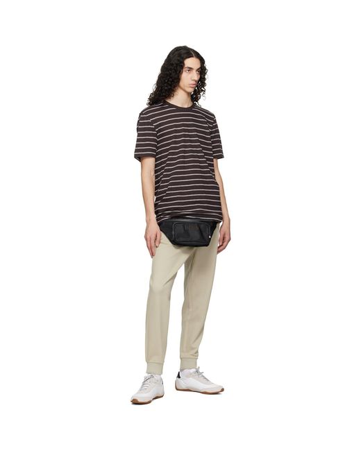 Boss Black Twill Belt Bag for men