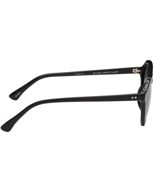 Dries Van Noten Black Linda Farrow Edition 63 C5 Sunglasses for men