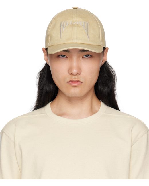 Rick Owens Natural 'Hollywood' Baseball Cap for men