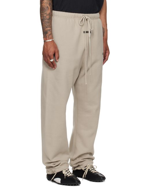Fear Of God Natural Taupe Relaxed Fleece Sweatpants for men