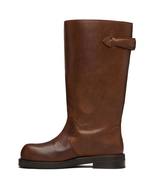 Acne Brown Leather Boots