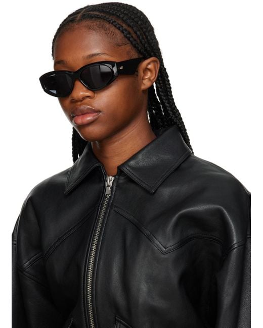 Le Specs Black Under Wraps Sunglasses