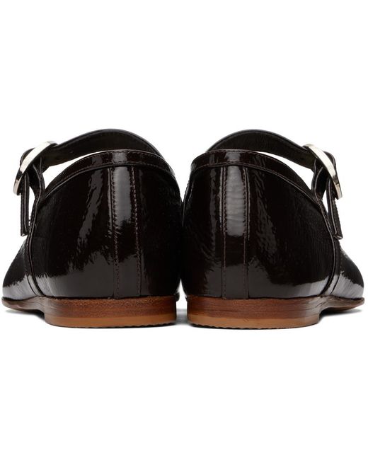 Le Monde Beryl Ballet Mary Jane Ballerina Flats in Black | Lyst
