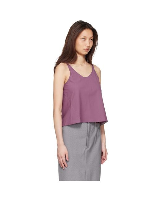 Veilance Purple Myria Tank Top